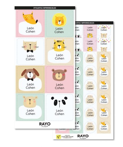 Etiquetas para el Jardin Cuadradas L y minimix | Etiquetas impermeables