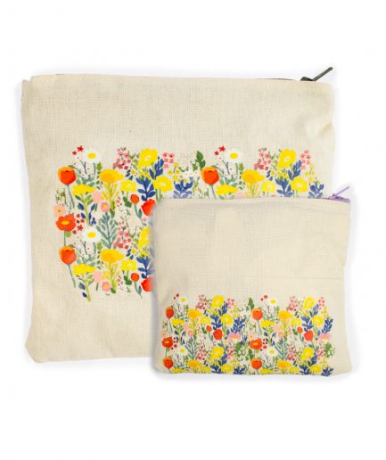 Set de neceser x 2 | Flores silvestres