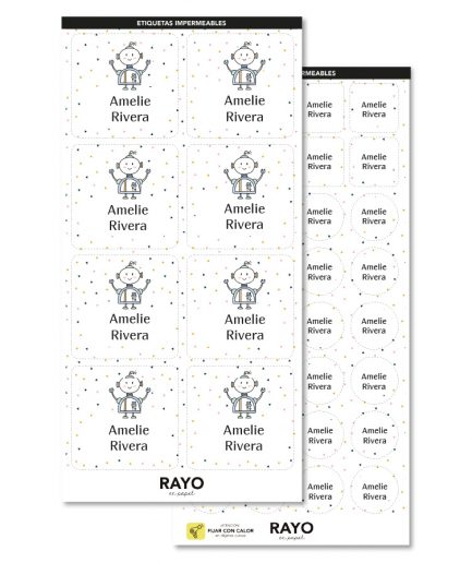 Etiquetas para Jardin | Cuadradas L y minimix | Etiquetas impermeables | diseña tu misma