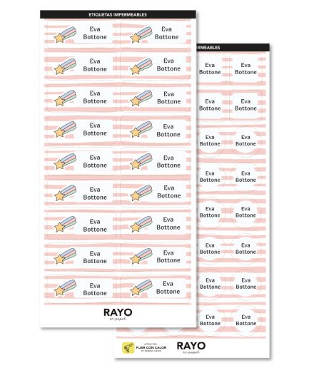 Etiquetas para Jardin | Rectangular L y minimix | Etiquetas impermeables | diseña tu misma
