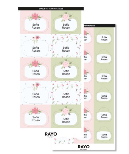 Etiquetas para Jardin | Formas L y M | Etiquetas impermeables