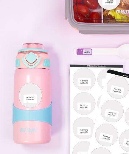 Etiquetas Carga tu propio diseño - Circulo L