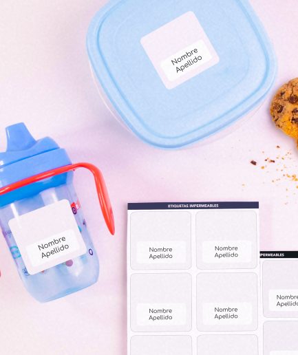 Etiquetas Carga tu propio diseño - Cuadradas L